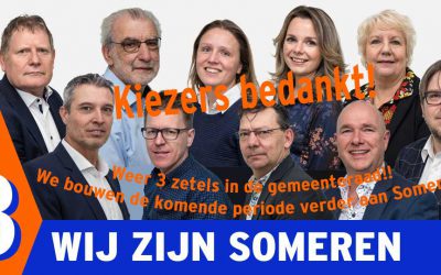 Kiezers bedankt!